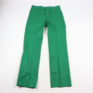 70s New Protexall Men 36x36 Work Chino Pants Green